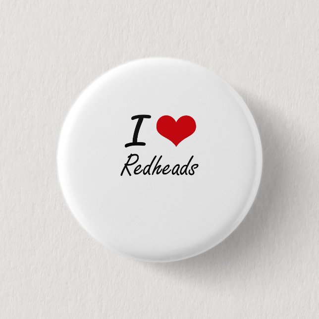 I LiebeRedheads Button (Vorderseite)