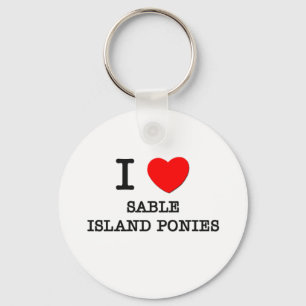 I Liebesable-Insel-Ponys (Pferde) Schlüsselanhänger