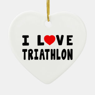I LiebeTriathlon Keramikornament