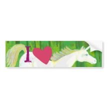 I Liebeunicorns-Autoaufkleber