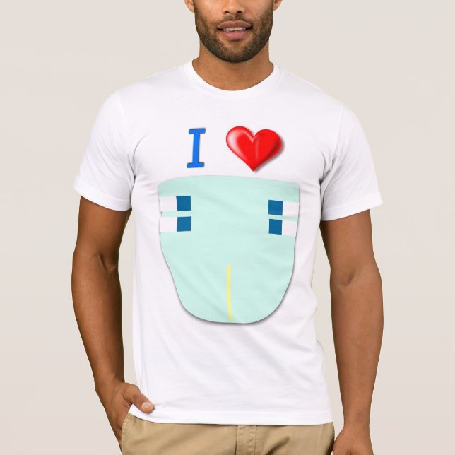 I Liebewindeln/Windeln 4 Leben/Babys 4 Life/ABDL T-Shirt (Vorderseite)