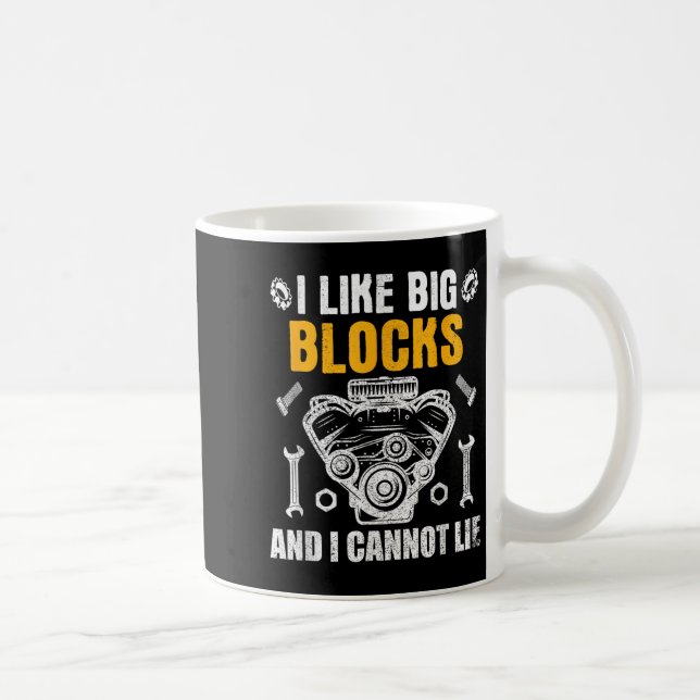 I Like Big Blocks And I Cannot Lie  Kaffeetasse (Rechts)