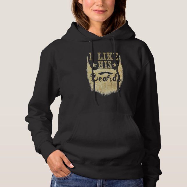 I Like His Beard I Like Her But  Matching Complime Hoodie (Vorderseite)