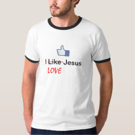 I Like (LOVE) Jesus - Facebook T-Shirt