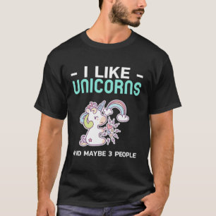 I like Unicorns Niedlich Phantastisches sonniges E T-Shirt