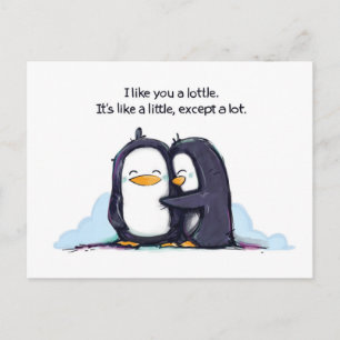I Like You a Lotle - Carte postale
