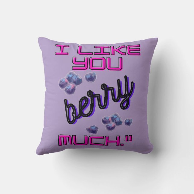 I LIKE YOU BERRY MUCH KISSEN (Rückseite)