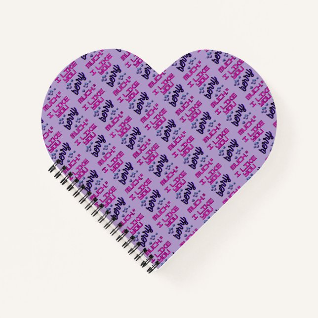 I LIKE YOU BERRY MUCH NOTIZBUCH (Vorderseite)