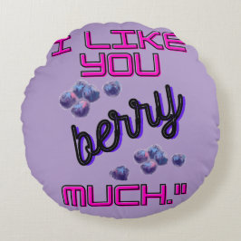 I LIKE YOU BERRY MUCH RUNDES KISSEN