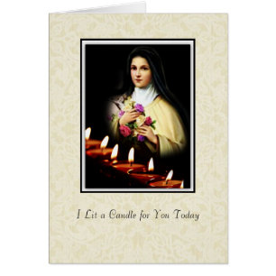 I LIT PAR BOUGIE POUR VOUS AUJOURD'HUI ST THERESE