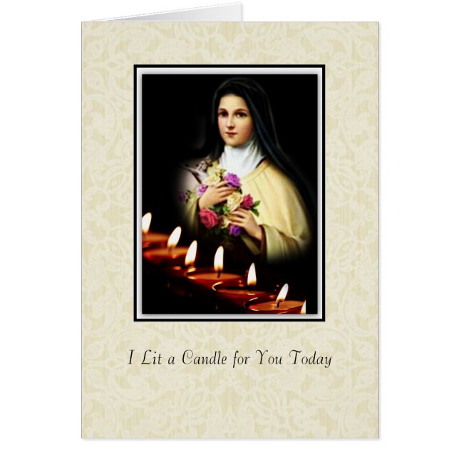 I LIT PAR BOUGIE POUR VOUS AUJOURD'HUI ST THERESE (Devant)