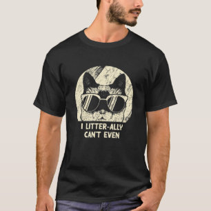 I Litter-Ally kann nicht einmal Cat Lover Funny Ki T-Shirt