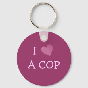 I LOVE A COP SCHLÜSSELANHÄNGER