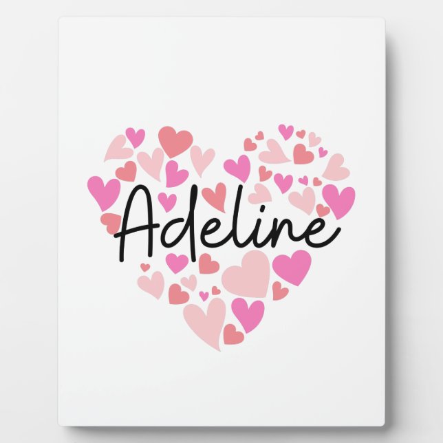 I love Adeline Fotoplatte (Vorderseite)
