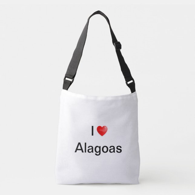 I love Alagoas Tragetaschen Mit Langen Trägern (Vorderseite)
