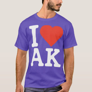 I Love Alaska TShirt 1