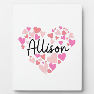 I love Allison Fotoplatte