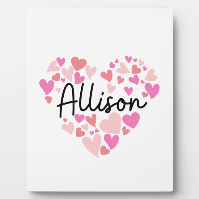 I love Allison Fotoplatte (Vorderseite)