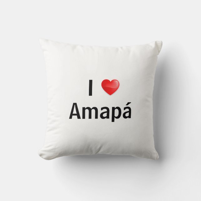 I love Amapá Kissen (Vorderseite)