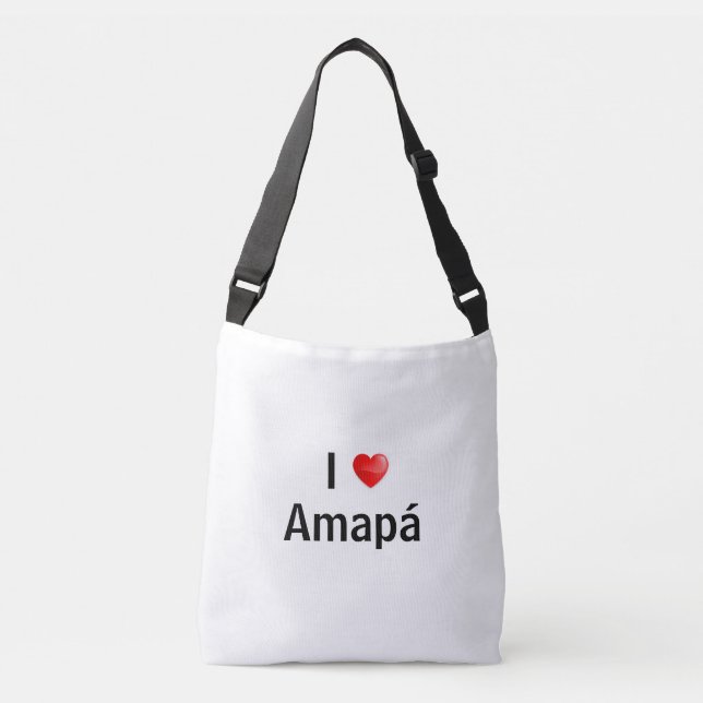 I love Amapá Tragetaschen Mit Langen Trägern (Vorderseite)