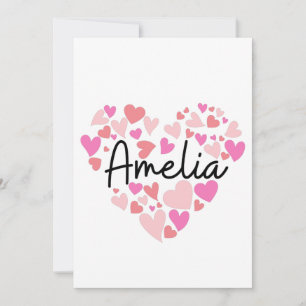 I love Amelia Dankeskarte