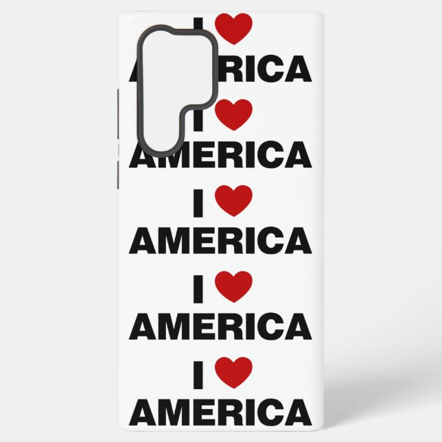 I Love America  Samsung Galaxy Hülle (Rückseite)