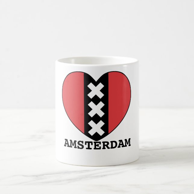 I LOVE AMSTERDAM mok By Amsterdamned Kaffeetasse (Mittel)