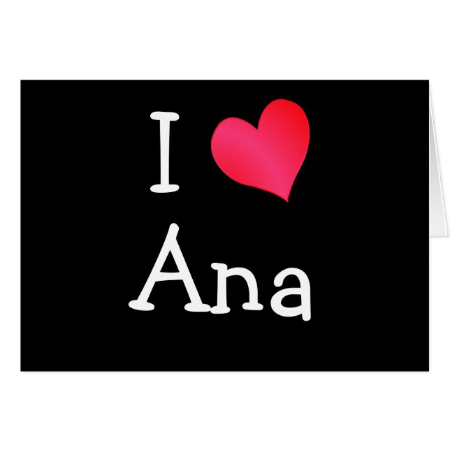 I Love Ana (Devant horizontal)