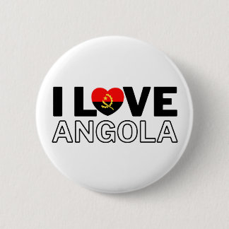 I LOVE ANGOLA - For real Angolans! Button