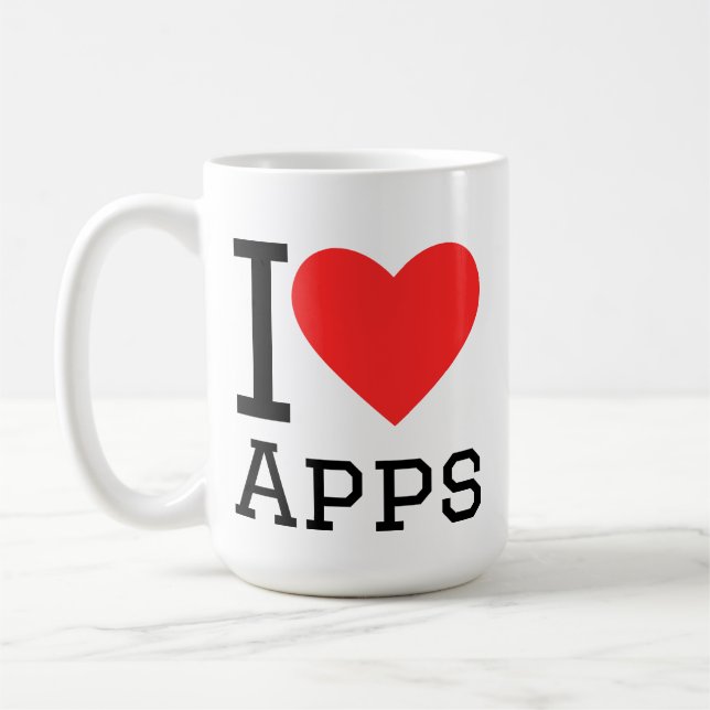 I love apps kaffeetasse (Links)