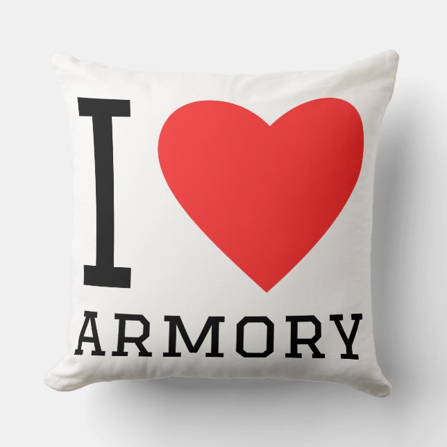 I love armory kissen (Vorderseite)