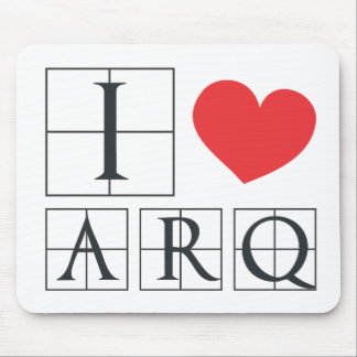 I Love Arq Mousepad
