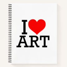I Love Art Spiral Carnet