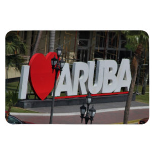 "I Love Aruba", Photography, Magnet