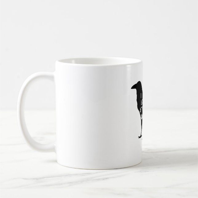 I love attempted murder Halloween crow pun Kaffeetasse (Links)
