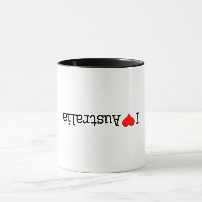 I Love Australia Tasse (Zentrum)