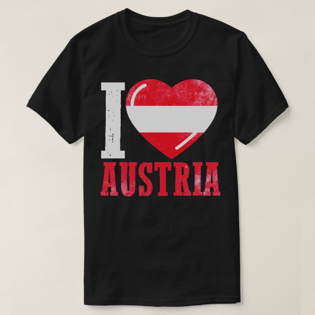 I love Austria T-Shirt (Design vorne)