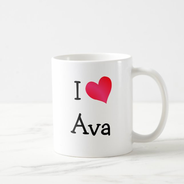 I Love Ava Mug (Droite)