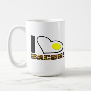 I Love Bacon Funny Mug Kaffeetasse