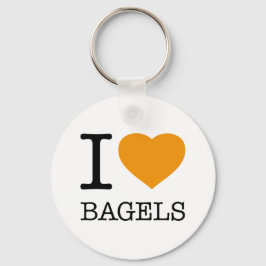 I LOVE BAGELS SCHLÜSSELANHÄNGER
