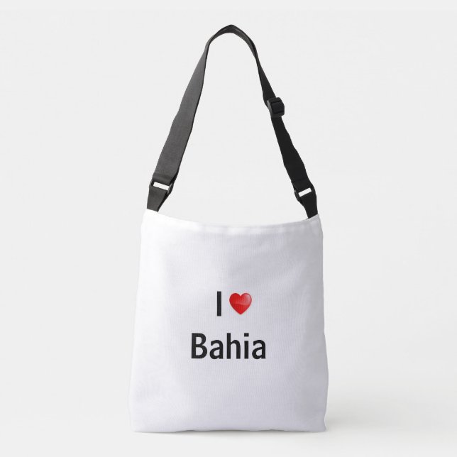 I love Bahia Tragetaschen Mit Langen Trägern (Vorderseite)