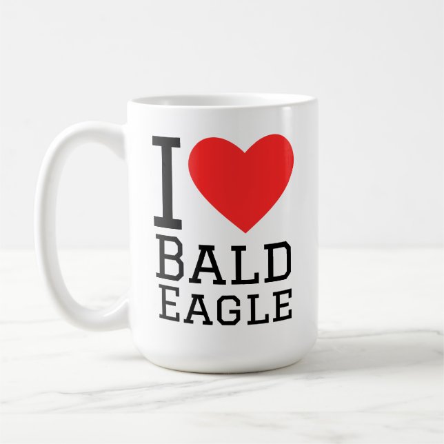 I love bald eagle  kaffeetasse (Links)