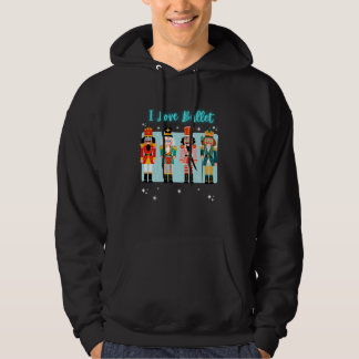 I Love Ballet Nutcrackers Sweat - shirt à capuche