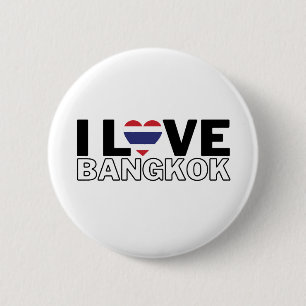 I Love Bangkok - For the true Bangkokian! Button