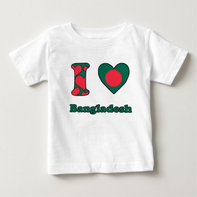 I love Bangladesh Baby T-shirt (Vorderseite)