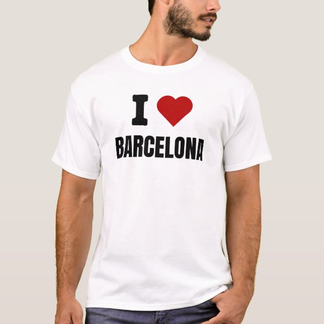 I love Barcelona - I heart Barcelona Spain T-Shirt (Vorderseite)