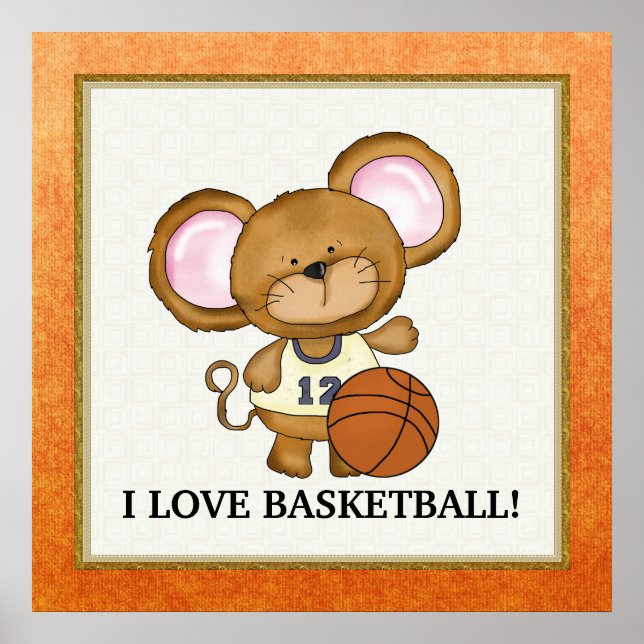 I Love Basketball poster (Devant)