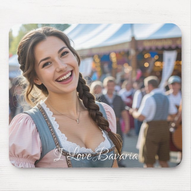 I LOVE BAVARIA MOUSEPAD (Vorne)