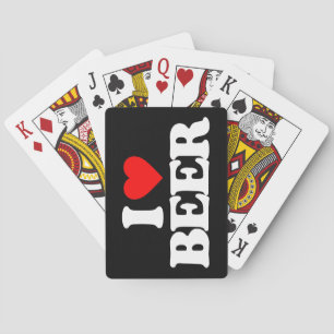 I LOVE BEER SPIELKARTEN
