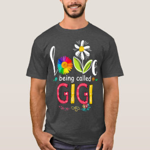 I Love Being Called Gigi Sunflower  T-Shirt